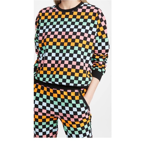 Flocked Check Sweatpants & Pullover from Shopbop - Picture 3 of 10